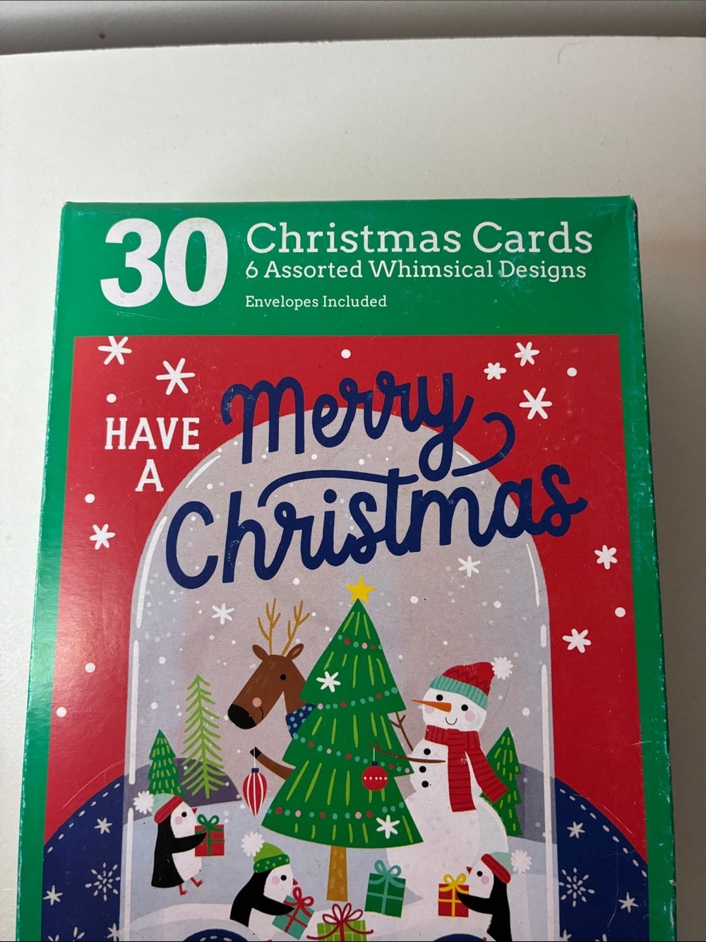 30 Merry Christmas Holiday Greeting Cards Pack 6 Assorted New - Picture 2 of 13